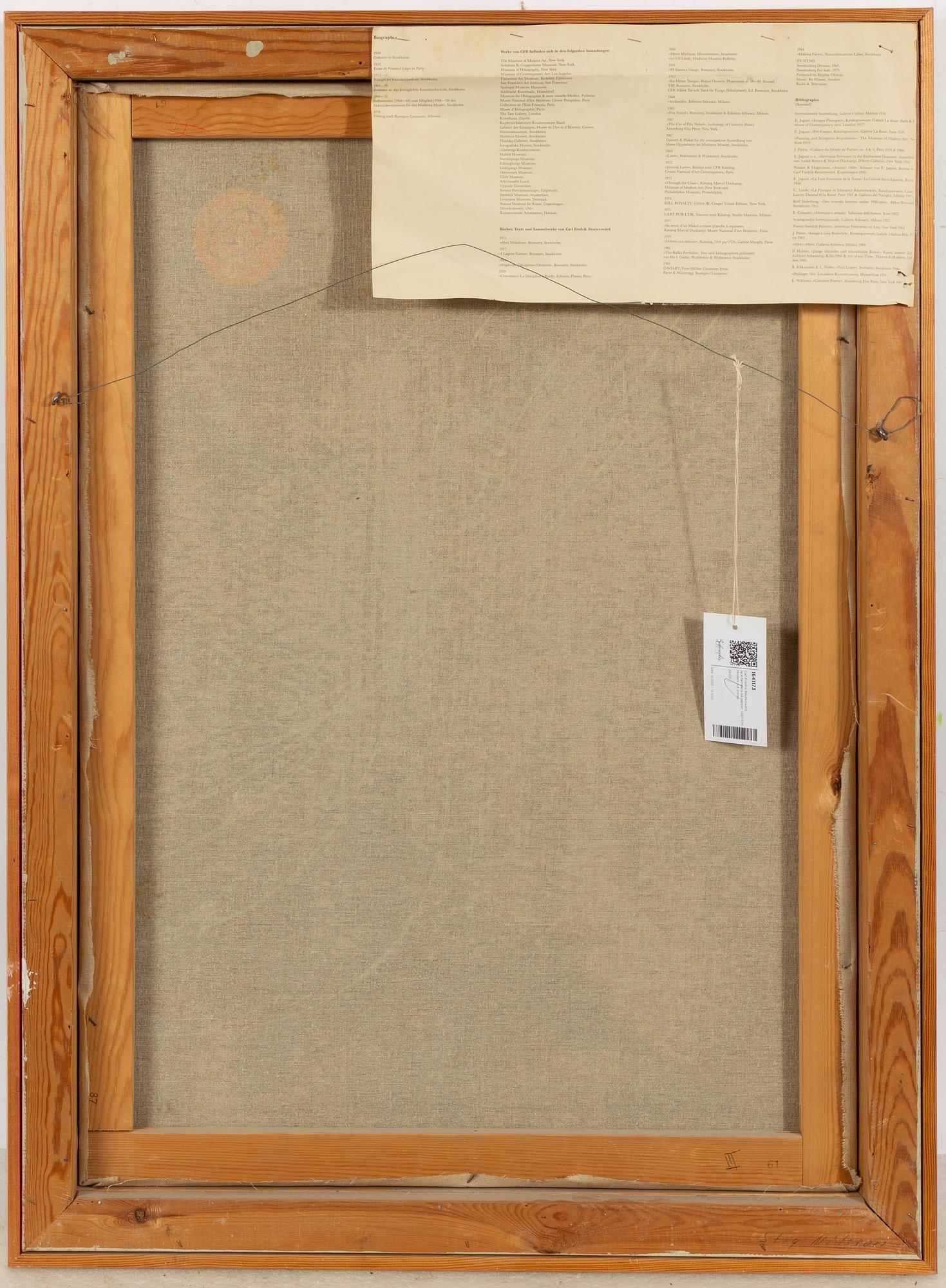 Carl Fredrik Reuterswärd, Untitled.