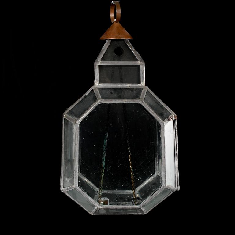 LYKTA, 1800/1900-tal, höjd 50 cm.