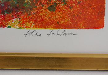 THEO TOBIASSE, färglitografi, sign. E.A.