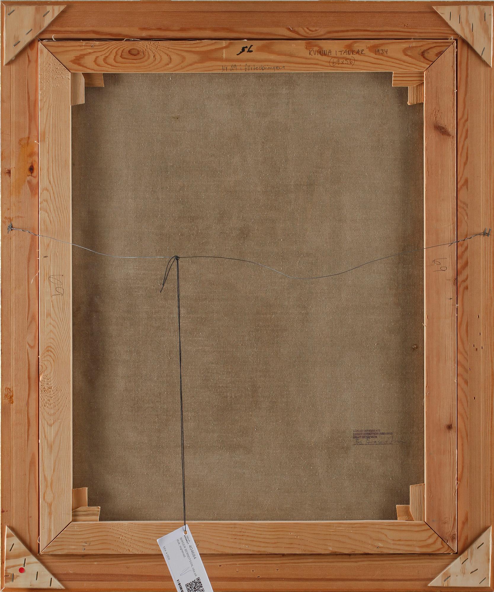 BIRGER BERNDTSON, olja på duk, signerad.