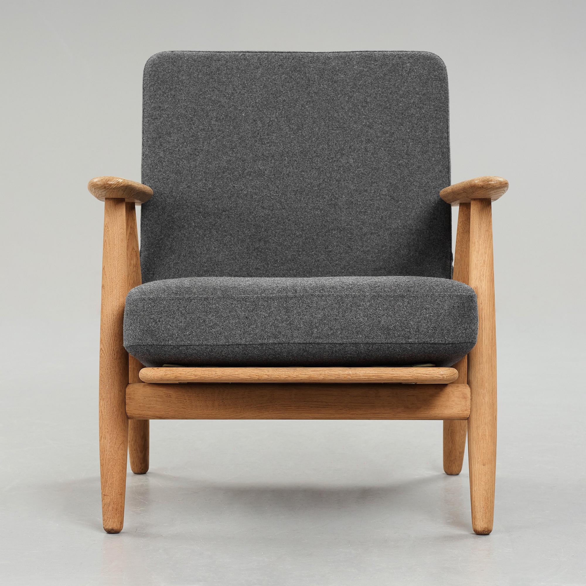 HANS J WEGNER, fåtölj, "GE 240", "Cigarren" Getama, Danmark, 1950-60-tal.