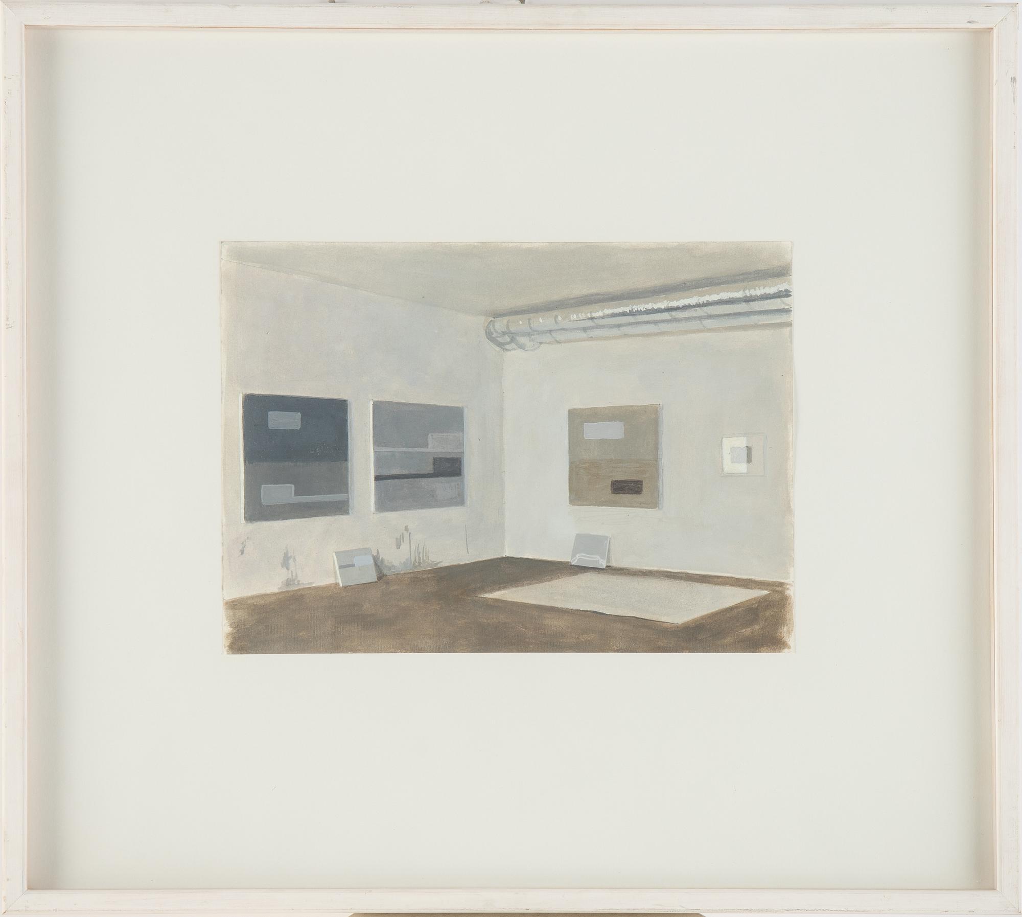Richard Griffith Carlsson, watercolour, signed and dated 2004 verso.