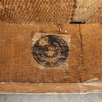 A pair of Gustavian chairs, Stockholm, late 18th century.