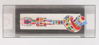 Carl Fredrik Reuterswärd, "One World for Non-Violence".