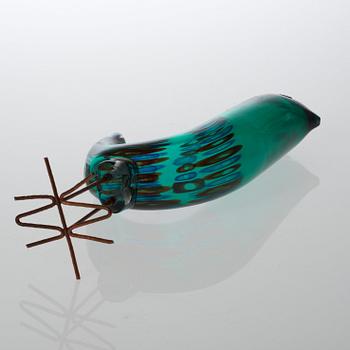 An Alessandro Pianon 'Pulcino' glass bird, Vistosi, Italy, 1960's.