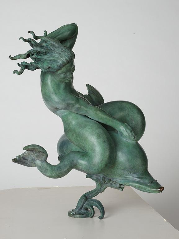 Carl Milles, Naiad and dolphin.