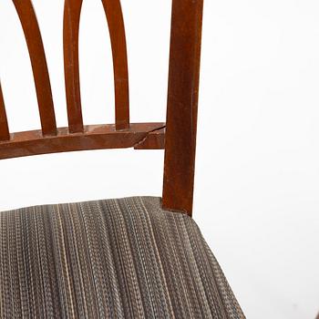 Chairs, 8 pcs, mid-20th century.