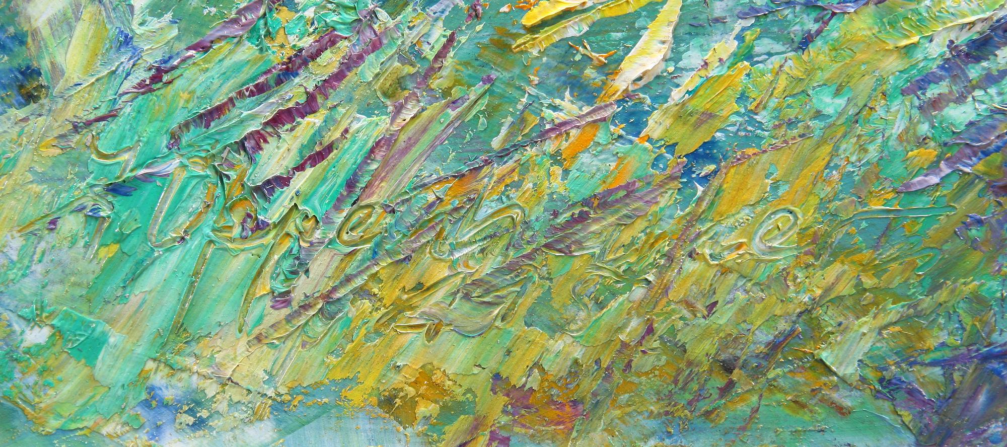 JOHNNY OPPENHEIMER, olja på pannå, sign.