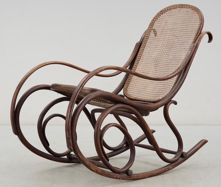 GUNGSTOL, av Thonet-typ, sekelskiftet 1900.