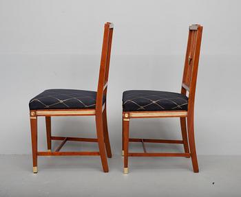 A PAIR OF RUSSIAN CHAIRS.