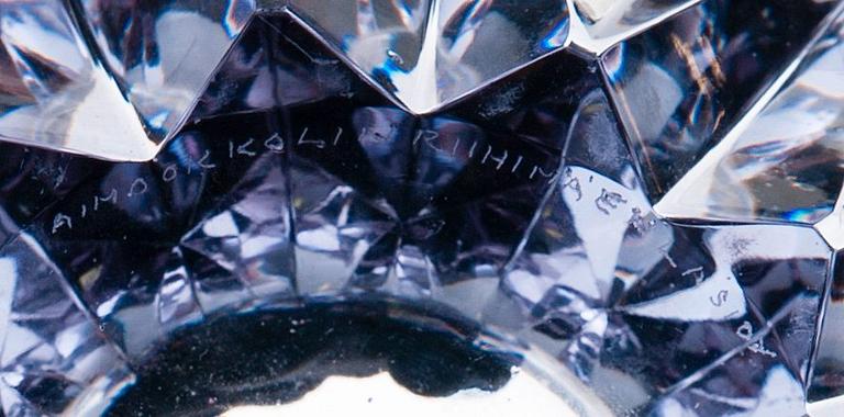 Aimo Okkolin, A CRYSTAL VASE.