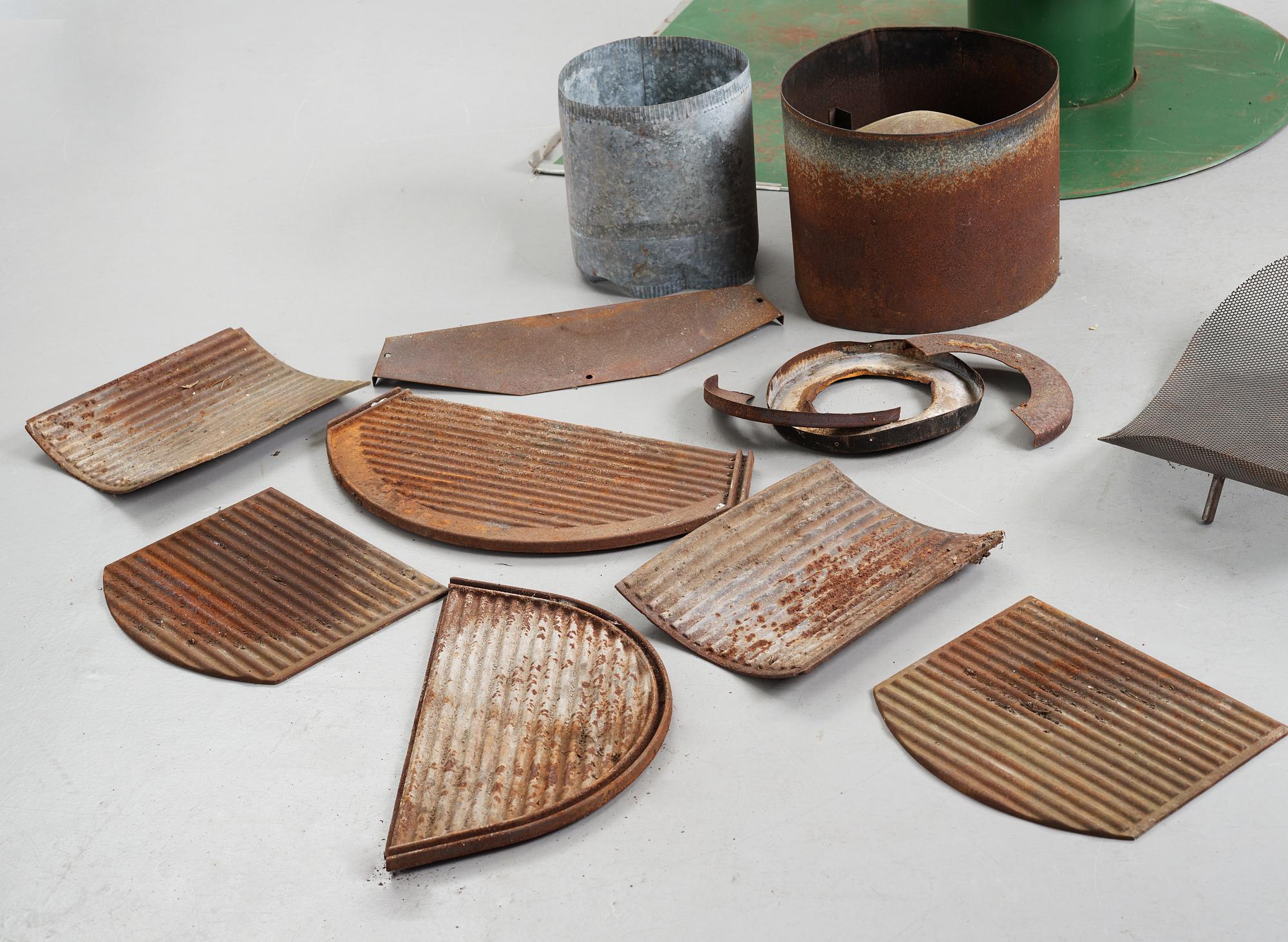 KAMIN, Modell "Bromma", Handöl, omkring 1900-talets mitt.