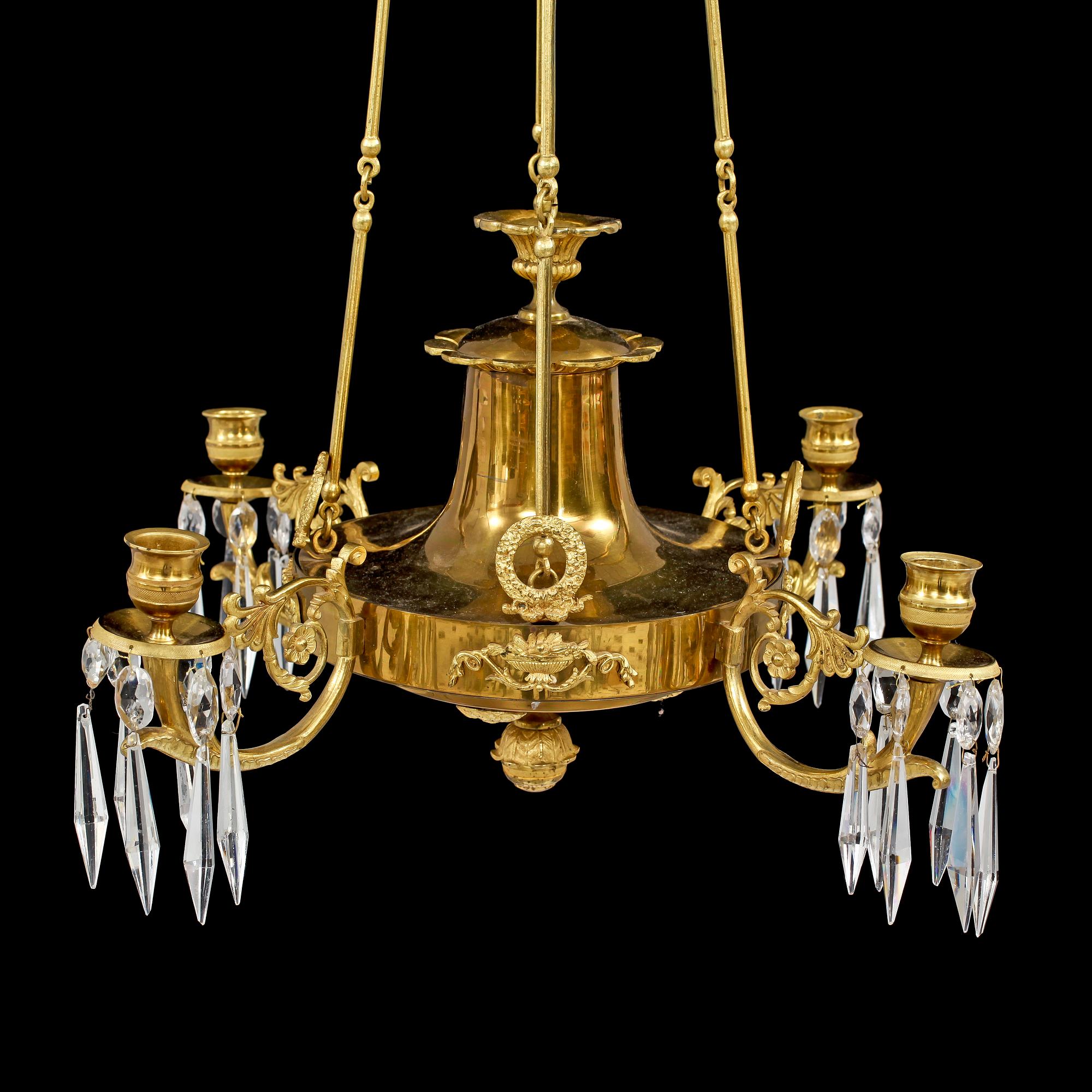 AMPEL, empirestil, 1800/1900-tal, h 75.