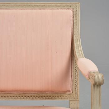 Soffa, Stockholmsarbete, 1700-talets senare del, Gustaviansk.
