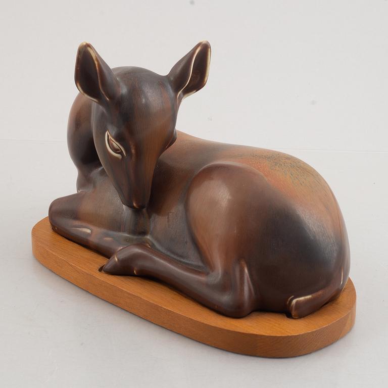 Gunnar Nylund, four stoneware figurines, Rörstrand.