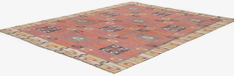 Märta Måås-Fjetterström, matta, "Röda Esset", rölakan, ca 261 x 201 cm, signerad MMF.