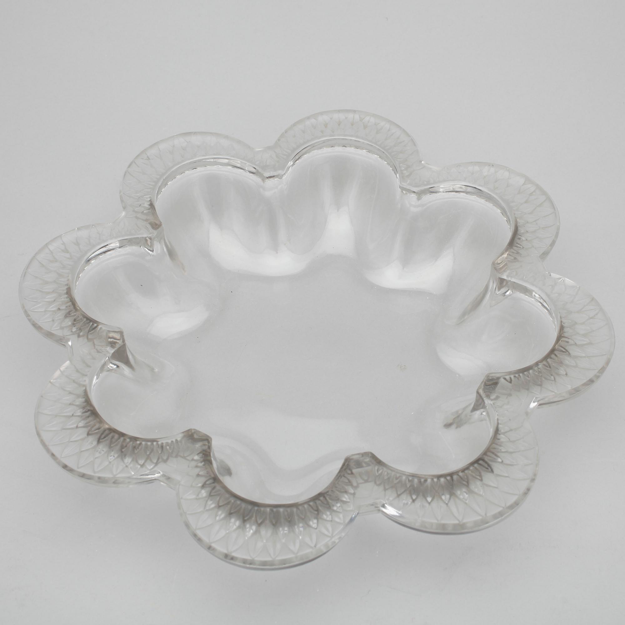 SKÅL, glas, Lalique, Frankrike.