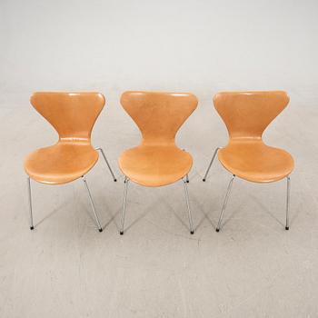 Arne Jacobsen, stolar 6 st, "Sjuan" för Fritz Hansen Danmark.