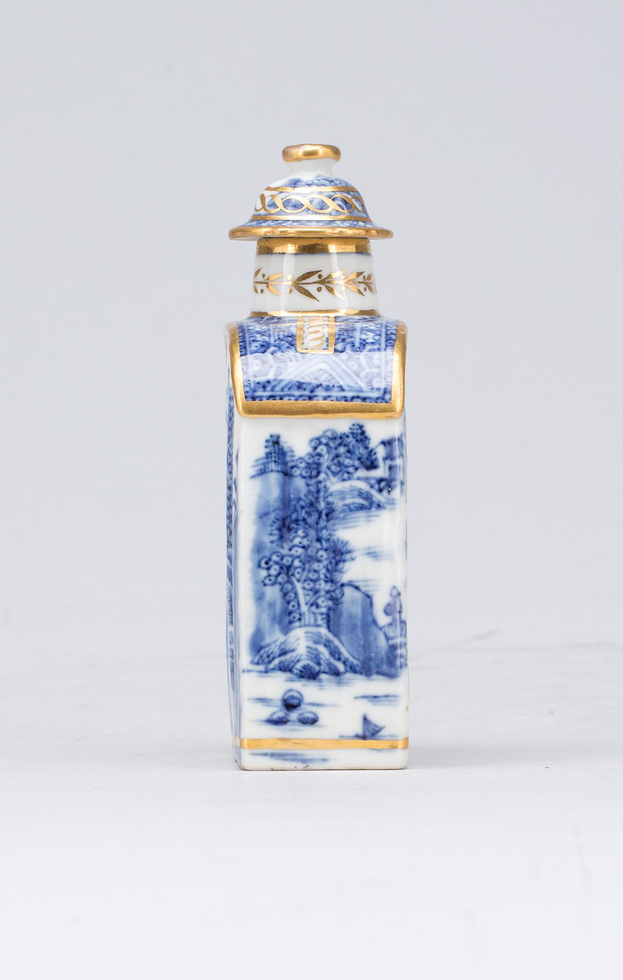 TEDOSA med lock, Porslin. Kina 1700/1800-tal.