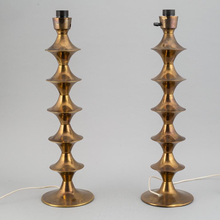 A pair of Elit AB table lights, 1970's.