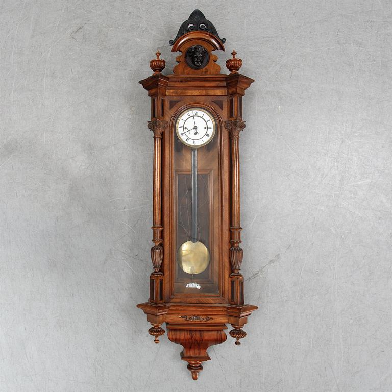 A Viennese Neo-Renaissance wall regulator clock, late 19th Century.