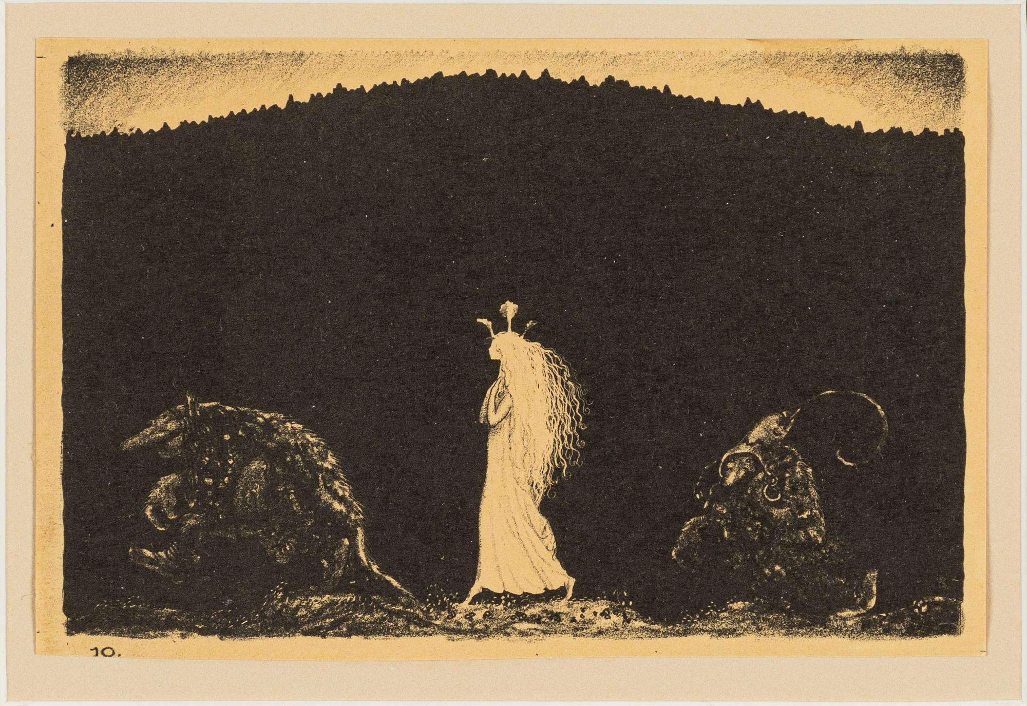 John Bauer,  "Trollens Styfdotter".