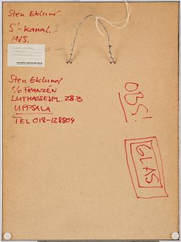 Sten Eklund, "S'kanal I".