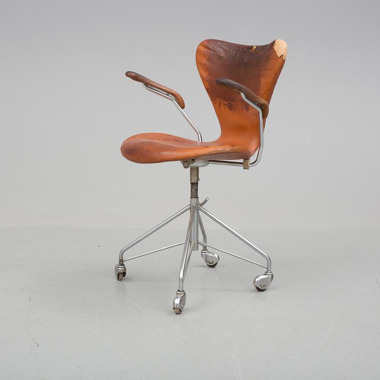 KONTORSSTOL, "Sjuan", Arne Jacobsen, Fritz Hansen, 1966.
