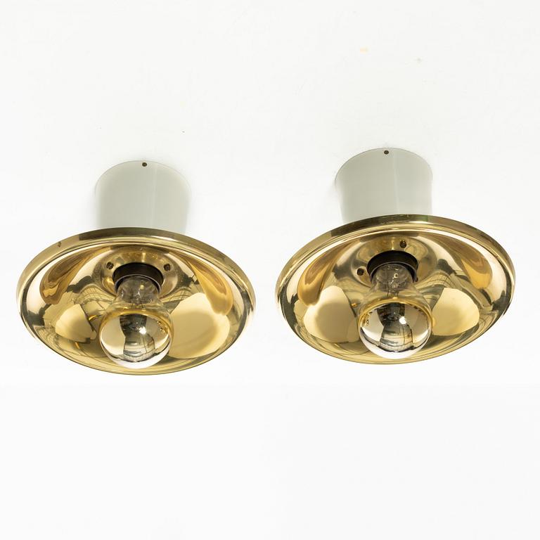 Josef Frank, two ceiling lamps, model 2162, Svenskt Tenn.