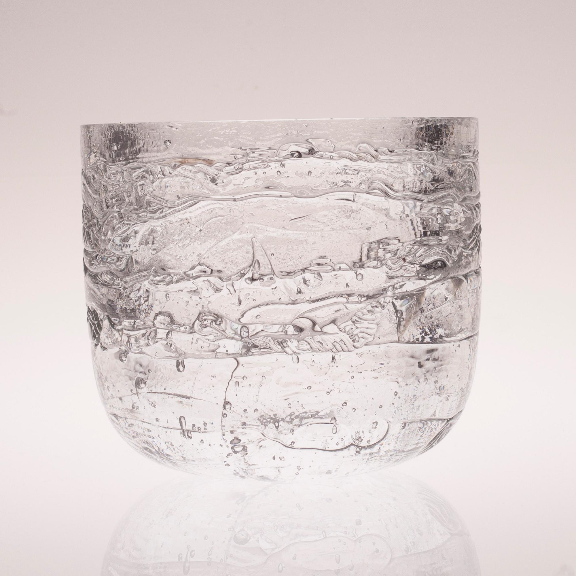 VAS, glas, "Arkipelago", signerad Timo Sarpaneva -3144, Iittala.