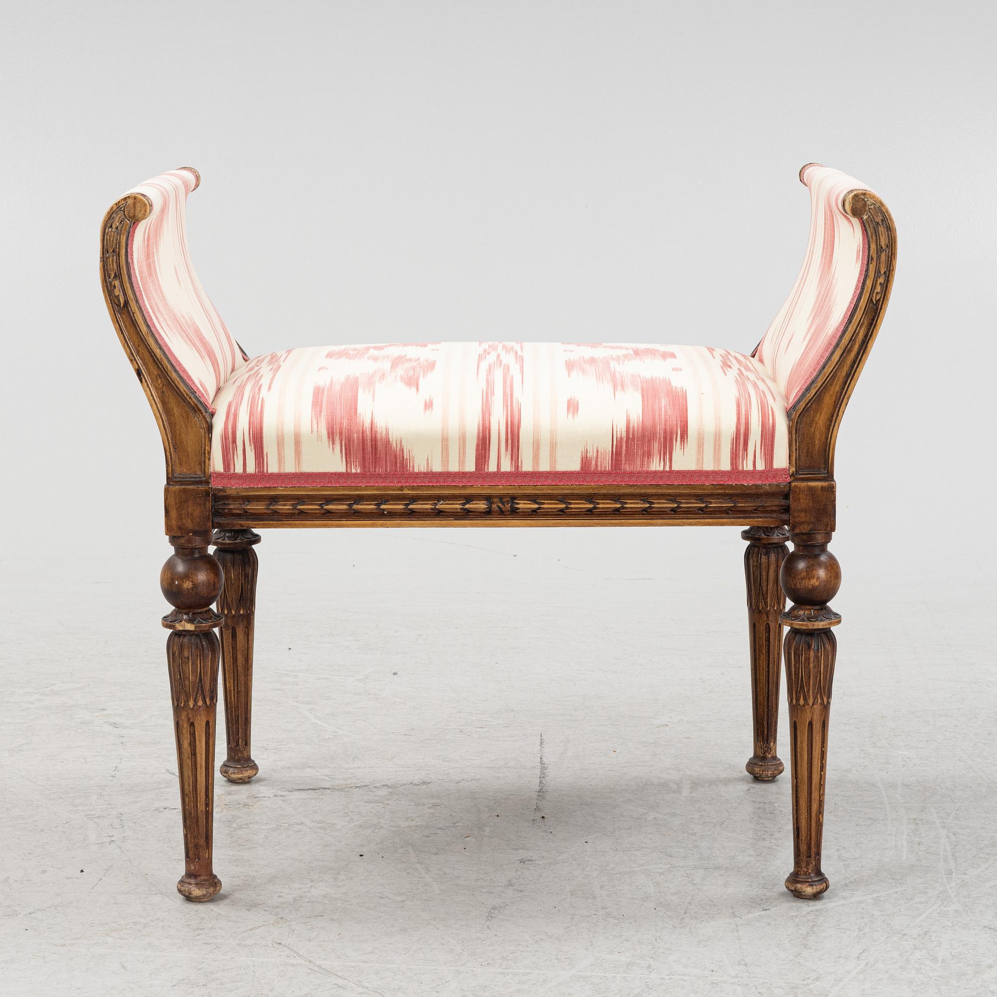 Banquet chair, Gustavian style, first half of the 19th century.