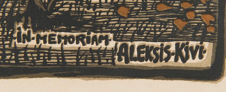 Hugo Simberg, "In Memoriam Aleksis Kivi".