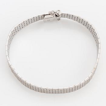 ARMBAND, 18K vitguld.