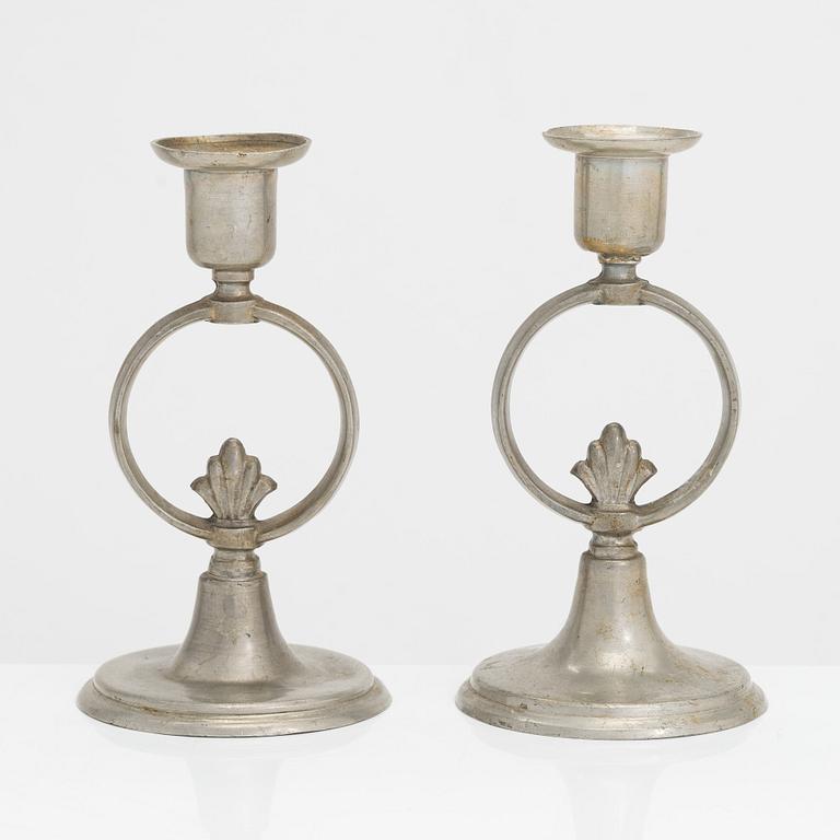 Paavo Tynell, A pair of 1920/30's '8023' candlesticks for Taito.