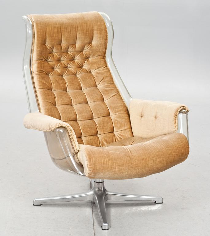 FÅTÖLJ, "Galaxy", Alf Svensson och Yngvar Sandström för Dux, formgiven 1971.