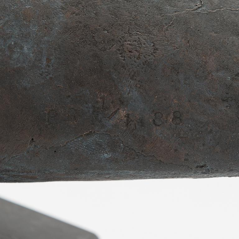 Pekka Rytkönen, skulptur, brons, signerad och märkt 1/1 88.