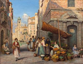 Trevor Haddon, oil on canvas signed.