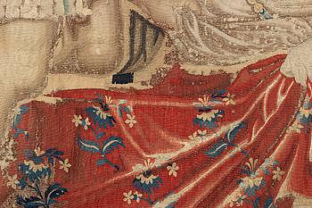 A tapestry, "The death of Messalina", c. 312 x 220 cm, France/Flanders, 17th century.