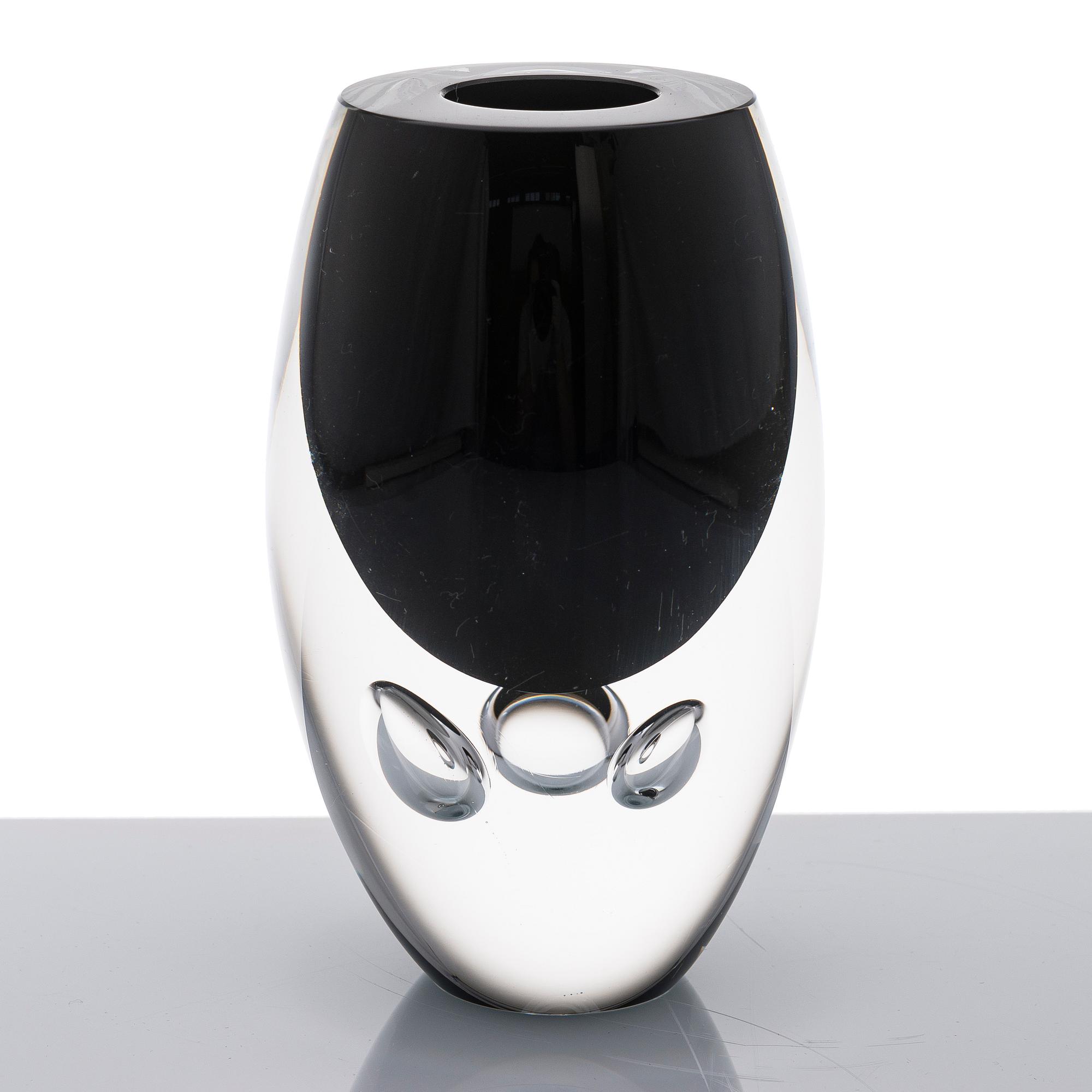 TIMO SARPANEVA, glasskulptur, "Claritas", signerad Timo Sarpaneva, Iittala -85.