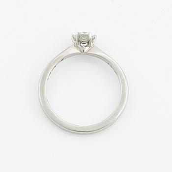 Engelbert, ring, platinum with brilliant-cut diamond 0.50 ct, accompanying GIA dossier.