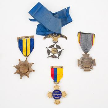 MEDALJER, 4 st, Colombia resp Chile.