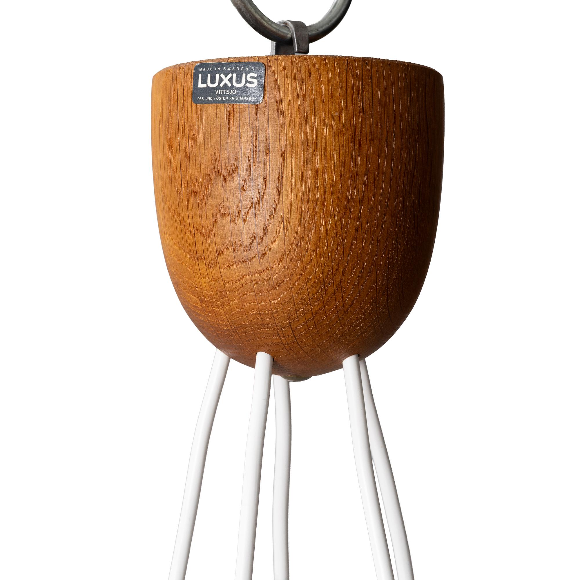 Uno & Östen Kristiansson, lamp, Luxus, Vittsjö.
