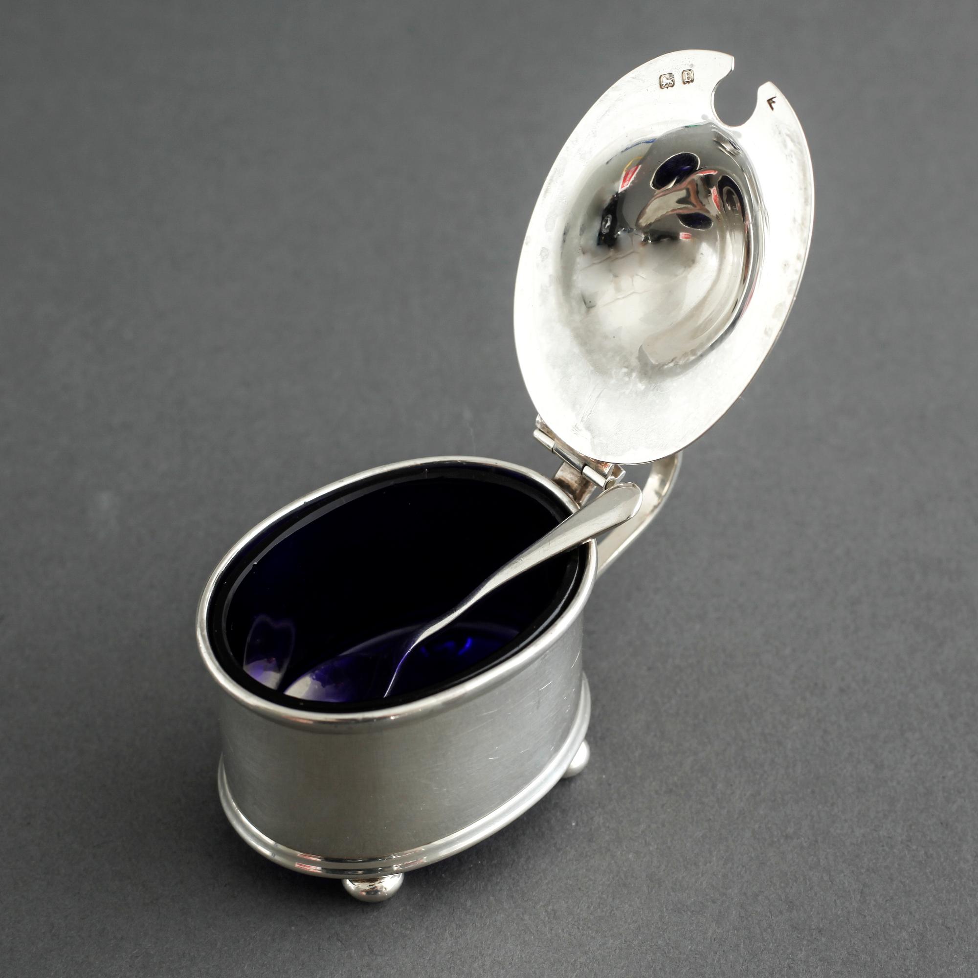 A 20th century silver set of six pcs by Adie Brothers Ltd. Birmingham, England,