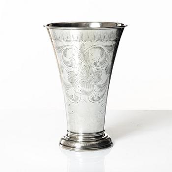 CG Hallberg, bägare, silver, Stockholm 1947.