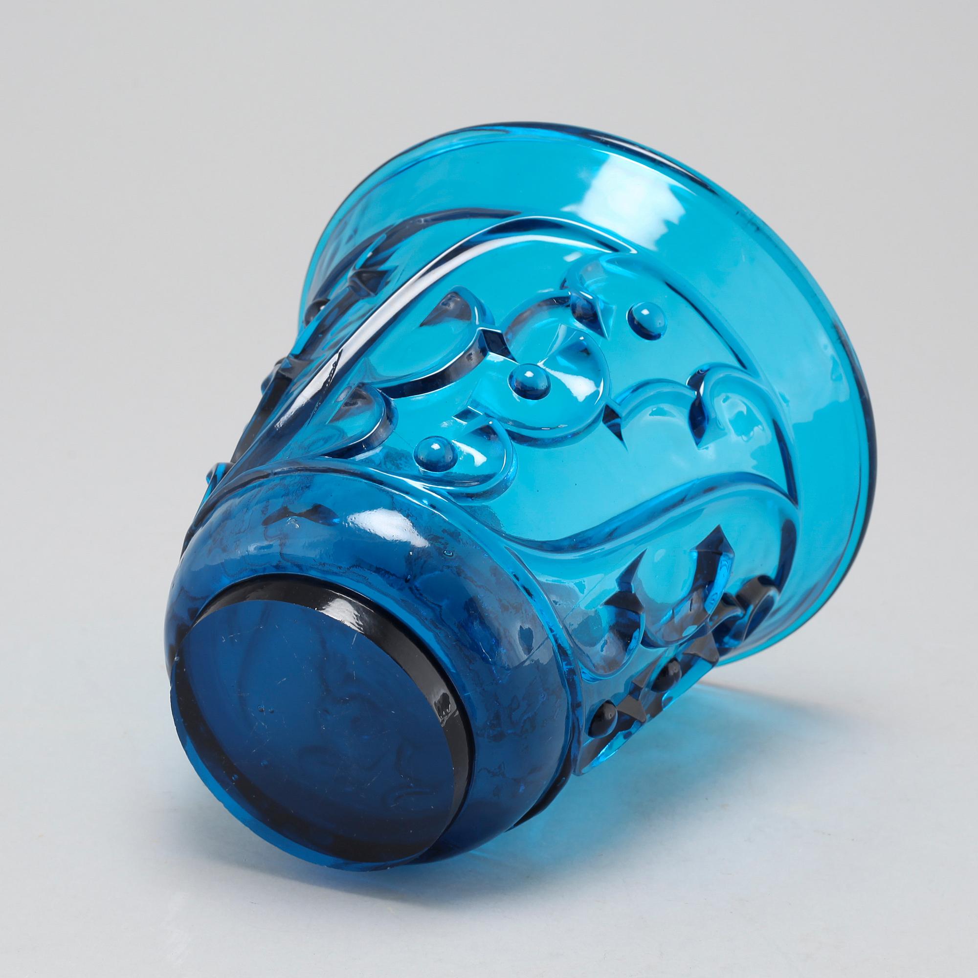 EDVIN OLLERS, vas, glas, Elme Glasbruk.