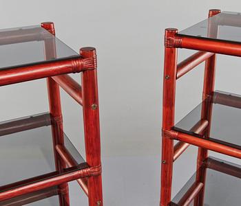 BOKHYLLOR, ett par, "Isala", Gillis Lundgren, Ikea, 1980-tal.