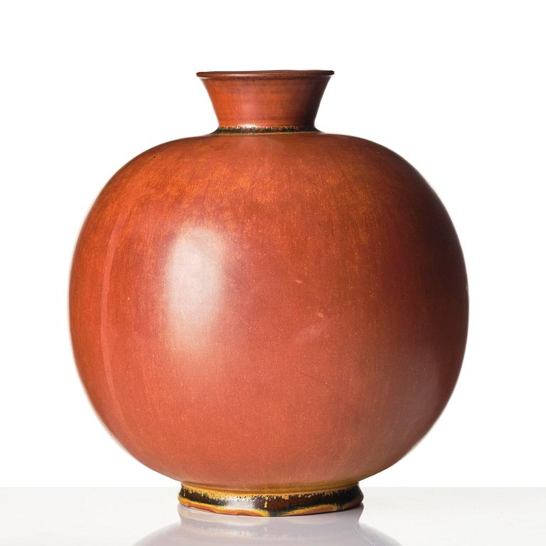 Erich & Ingrid Triller, a stoneware vase, Tobo.