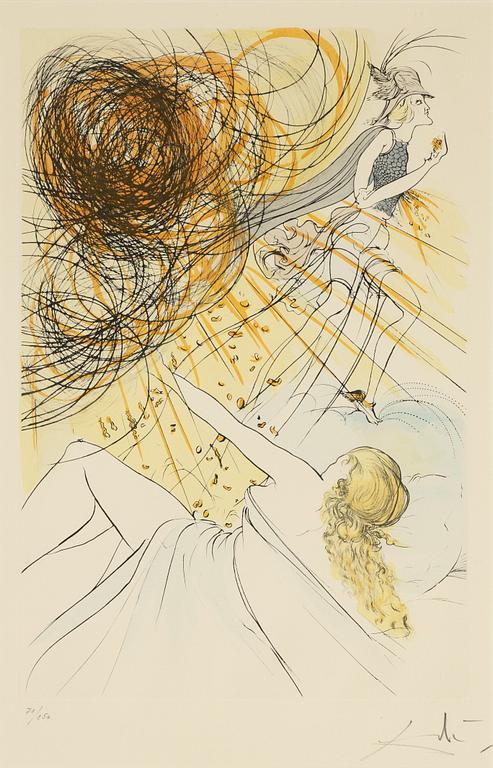 Salvador Dalí, "Hommage à Mercure".