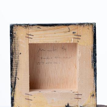 Miquel Angel Martorell Marto, Mixed media on wood, Signed Marto and dated 94.