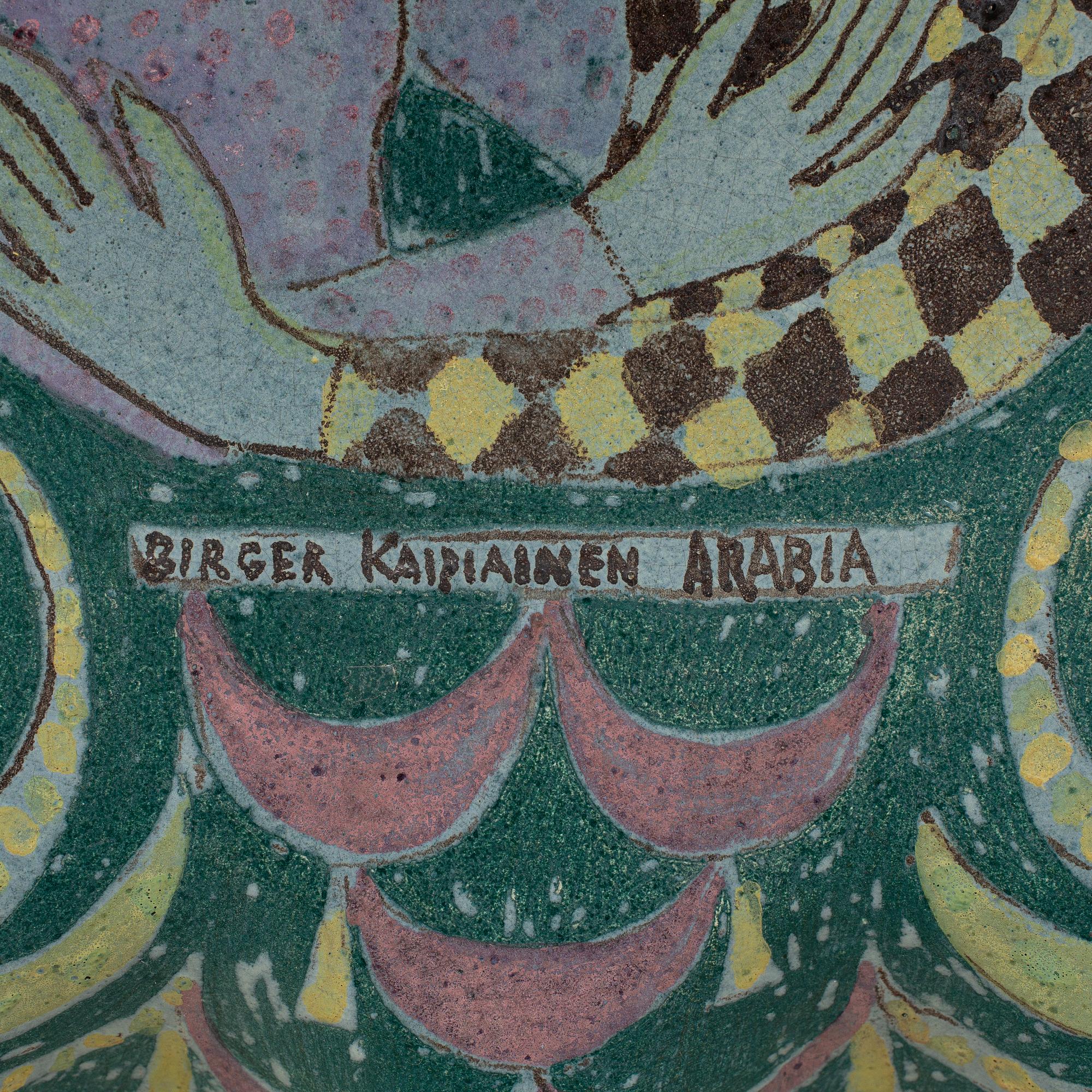 Birger Kaipiainen, skålfat, Arabia, Finland, 1940-50-tal.